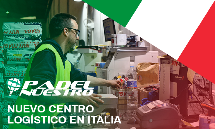 Centro logístico de Padel Nuestro en Italia