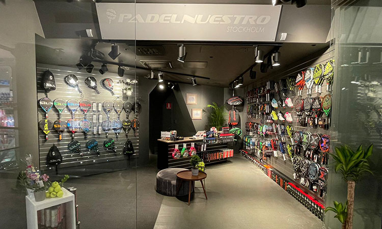 New Padel Nuestro Stockholm store