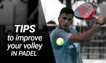 volley on the padel