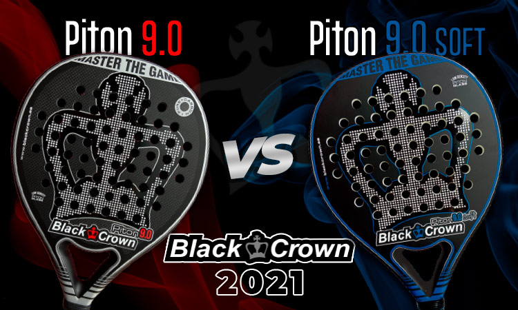 Black Crown Piton 9.0 racket comparison