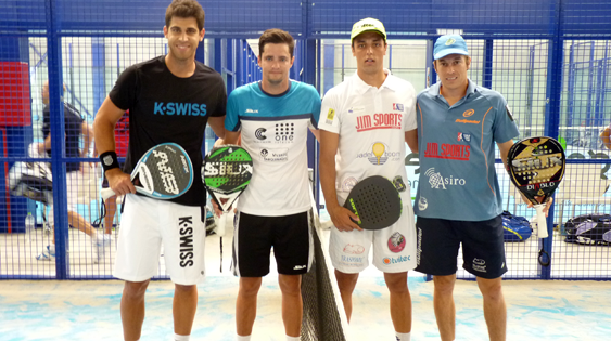 Jugadores Siux en el circuito padel nuestro