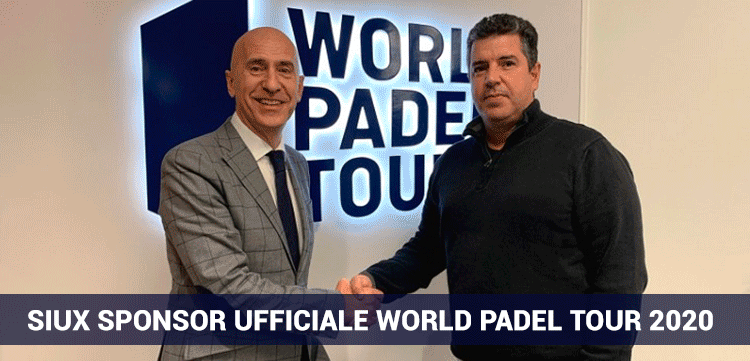 Siux padel sponsor del World Padel Tour 2020